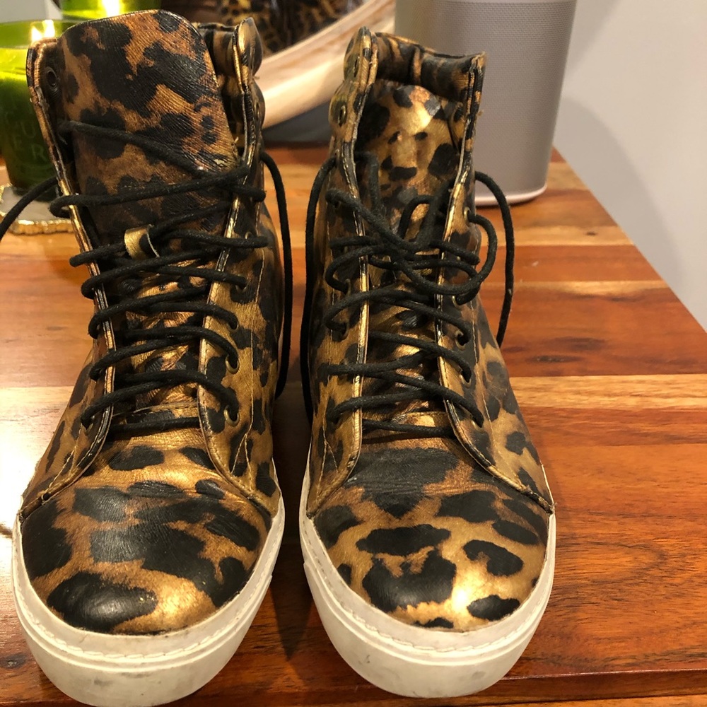 Jeffrey Campbell Flavia Cheetah Print Sneaker